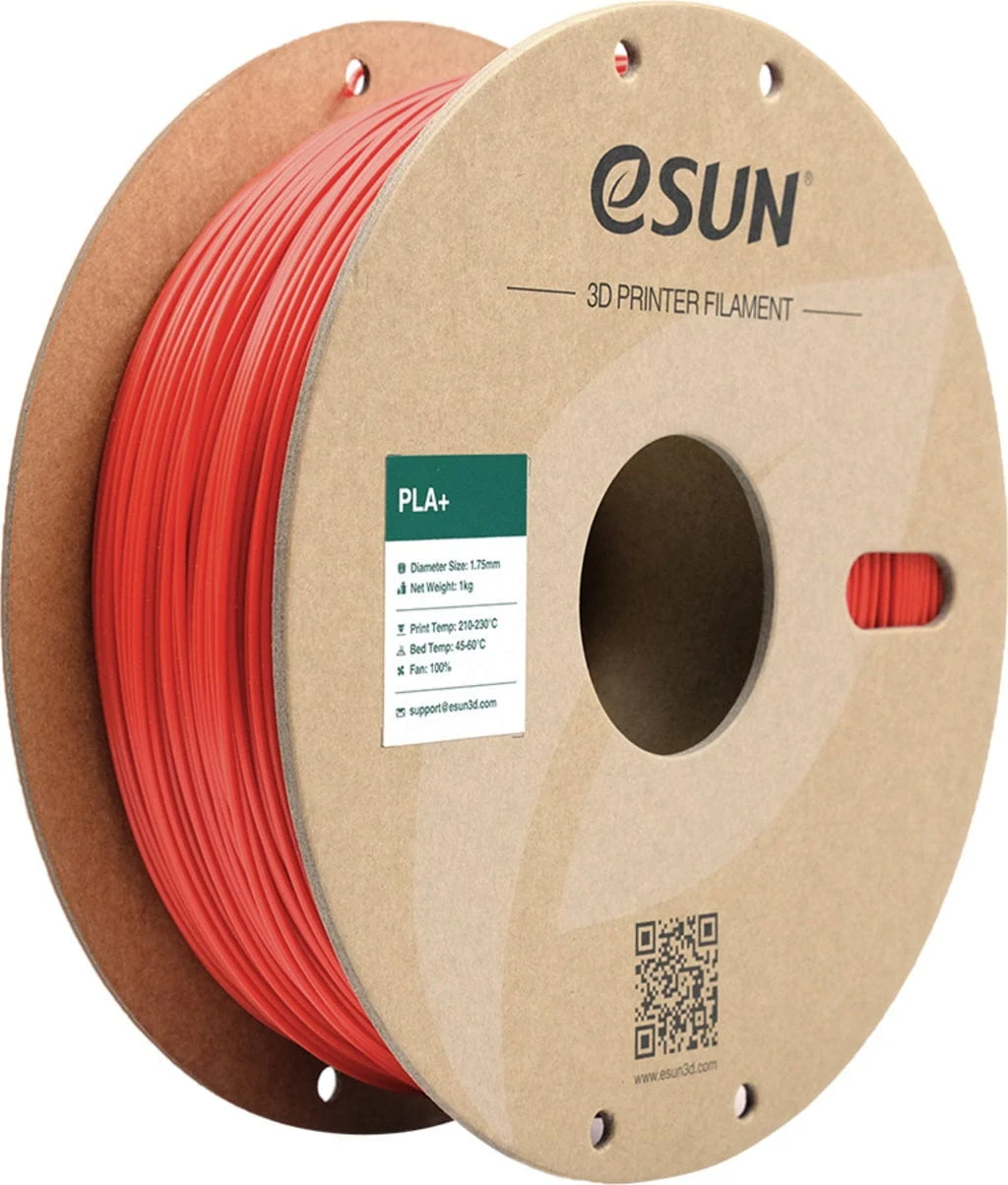 eSUN PLA+ Red 1kg 3D printing filament